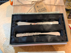 Silver Pate Set-Eagle Whale by Terry Starr