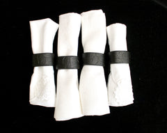 Corrine Hunt Recycled glass napkin rings- set of 4